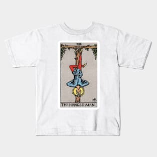 The Hanged Man, Raider Waite Tarot, Divination Tarot Kids T-Shirt